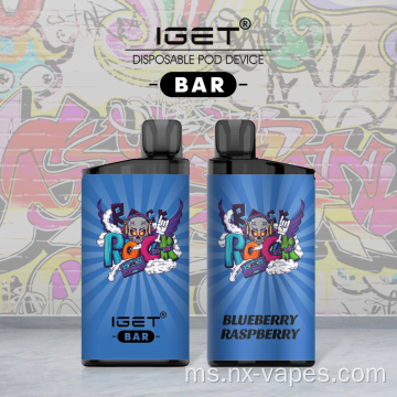 VAPE 3500Puffs Dipposable Bar IGET bar asli